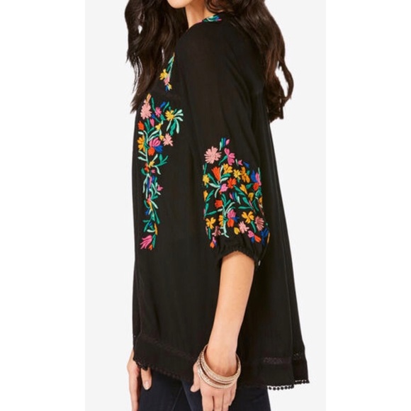 Roaman’s NWT Boho Peasant Tunic Wms plus sz 32W - Picture 4 of 16